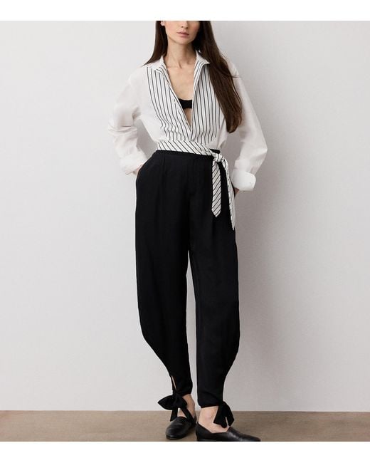 Ralph Lauren White Cotton Broadcloth Courtney Shirt