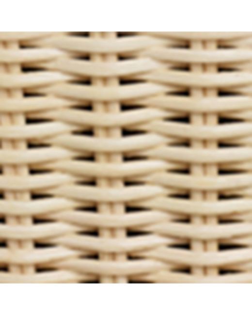 Alaïa Black Small Wicker Bucket Bag