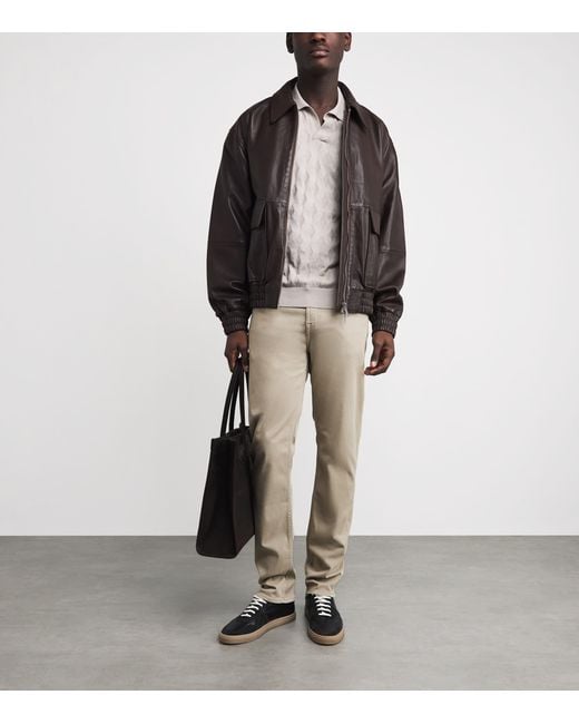 7 For All Mankind Natural Luxe Performance Plus Slimmy Tapered Chinos for men