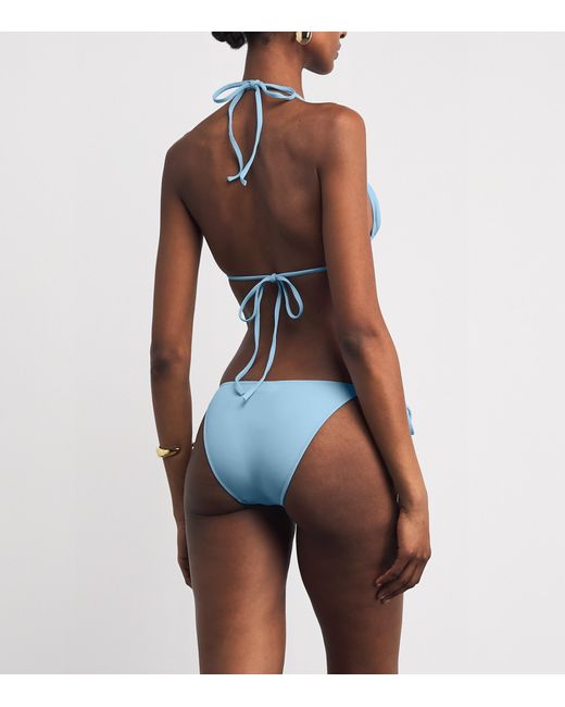 Melissa Odabash Blue Menorca Bikini Bottoms