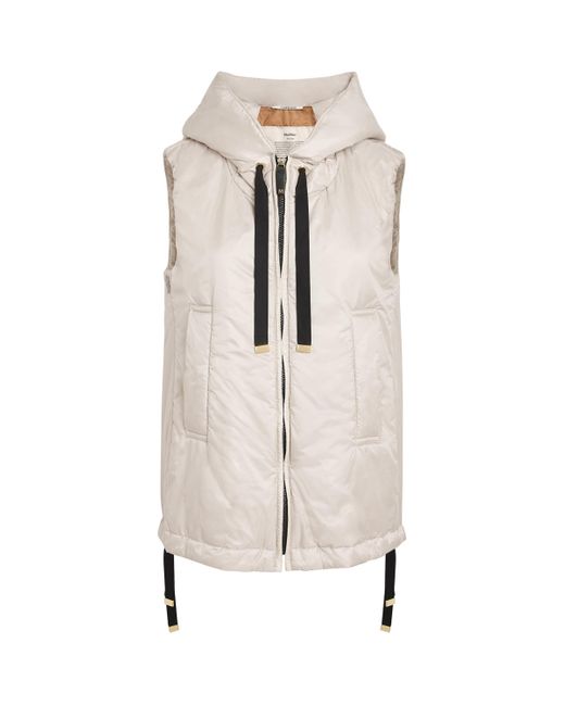 Max Mara Natural Water-Resistant Hooded Gilet