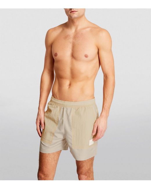 Calvin Klein Natural Ripstop Swim Shorts for men
