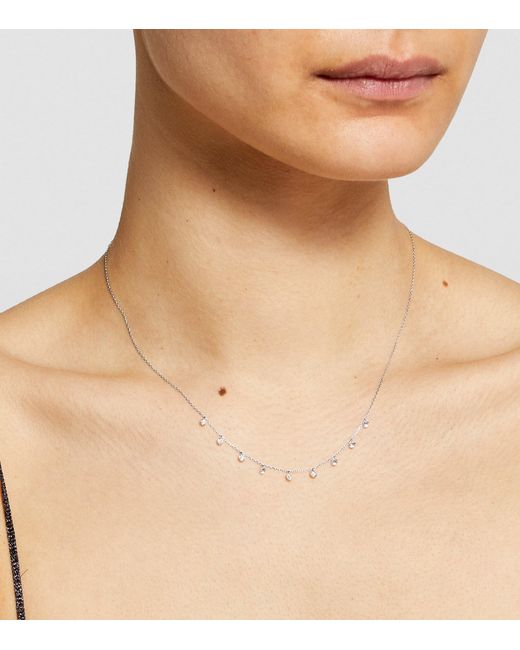 PERSÉE White And Diamond Danaé Necklace