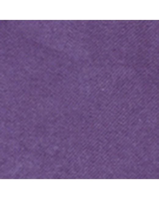 Alaïa Purple Denim Peplum Belt