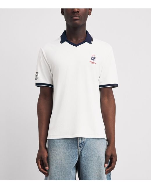 Ralph Lauren White X Wimbledon Performance Piqué Polo Shirt for men