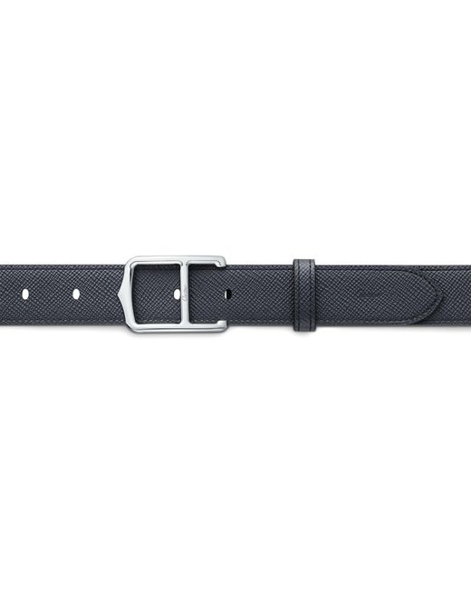 Cartier Gray Leather Reversible C Belt