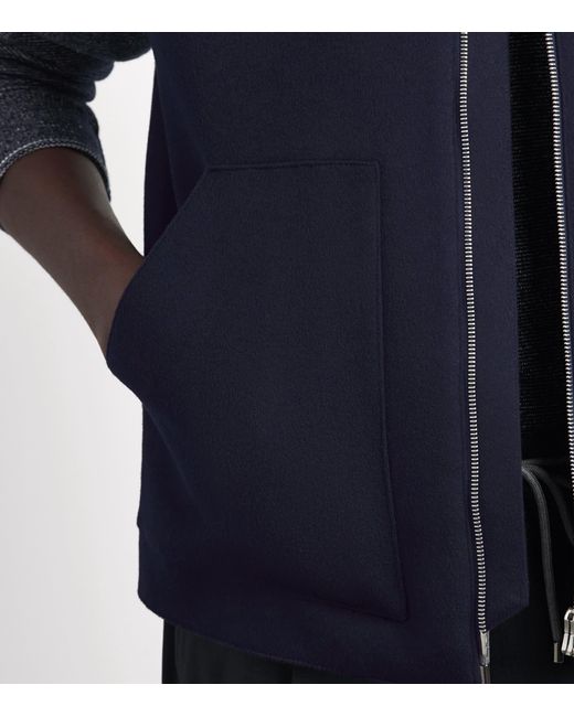 Lardini Blue Wool-Cashmere Gilet for men