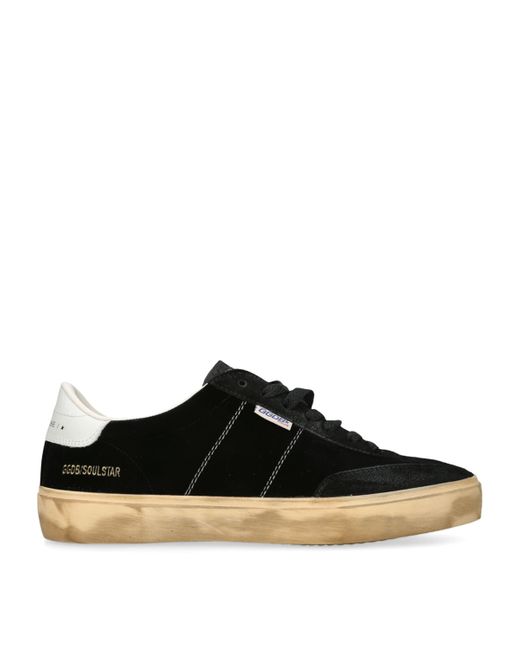 Golden Goose Deluxe Brand Black Velvet Soul Star Sneakers for men