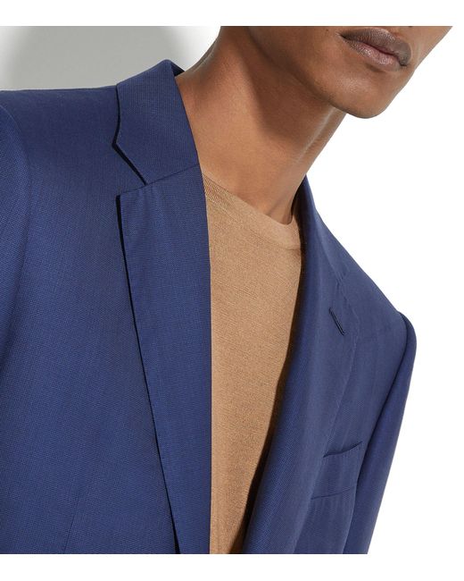 Zegna Blue Wool Centoventimilia 2-piece Suit for men
