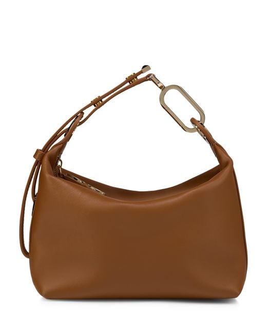 Christian Louboutin Brown Flo Leather Pouch Bag