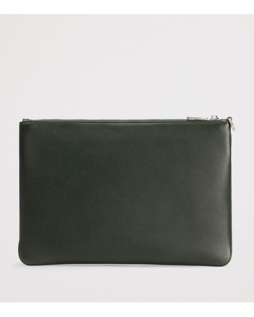 Dolce & Gabbana Black Canvas-Calfskin Plongé Toiletry Bag for men