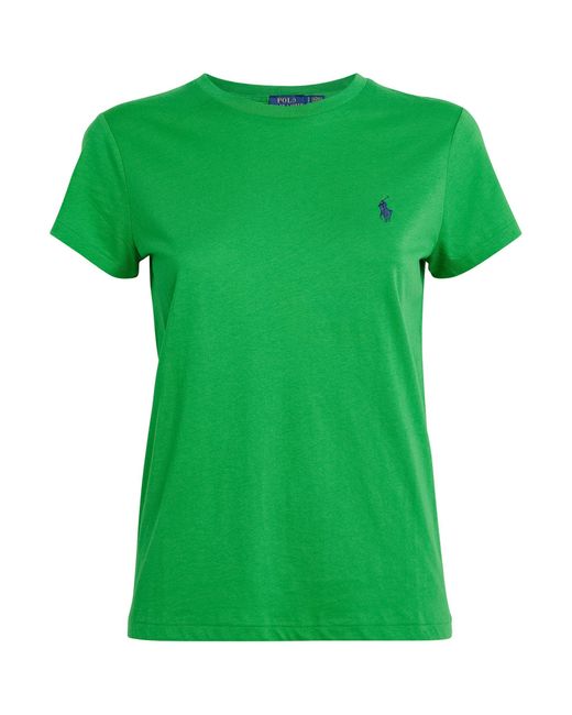 Polo Ralph Lauren Green Cotton Polo Pony T-shirt