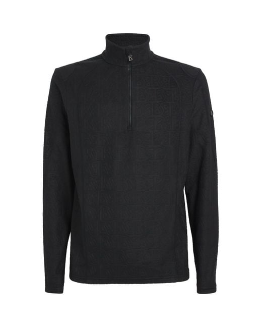 Bogner Black Harry Base Layer Top for men