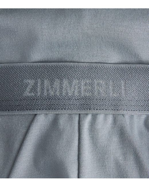 Zimmerli of Switzerland Gray Sea Island Cotton Briefs for men