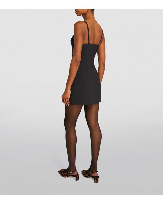 Nensi Dojaka Black Tailored Mini Dress