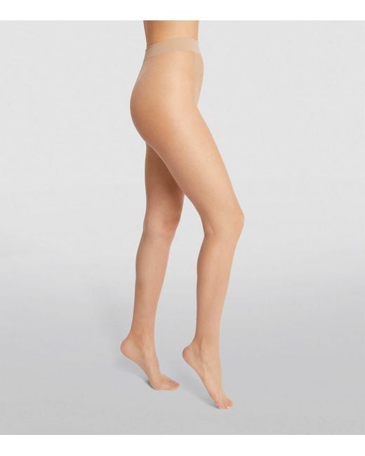 Wolford White Nude 8 Tights
