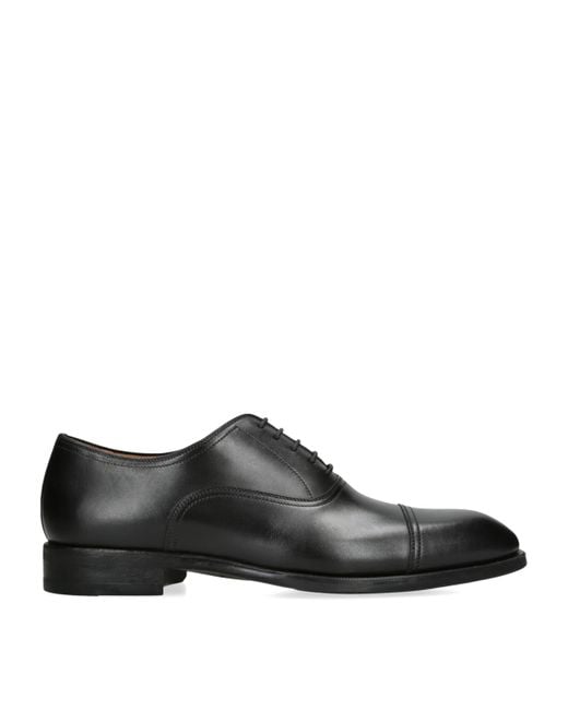 Magnanni Shoes Black Madis Oxford Shoes for men