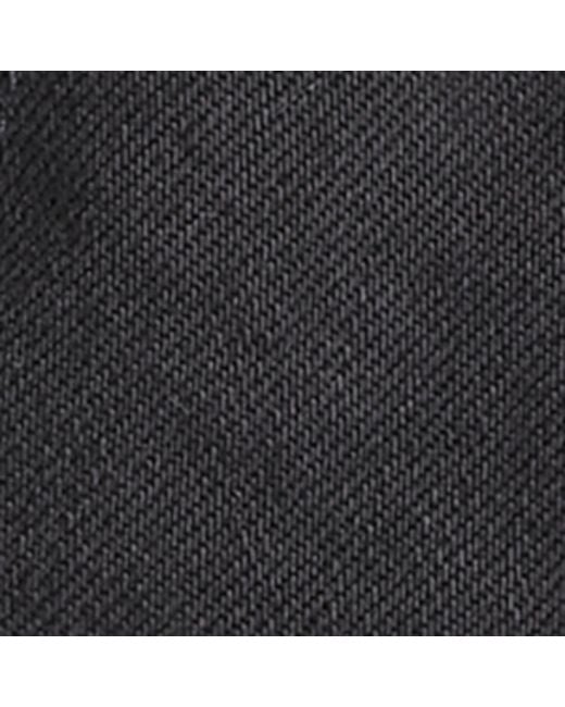 AMI Black Cotton Felt Patch Logo Cap for men