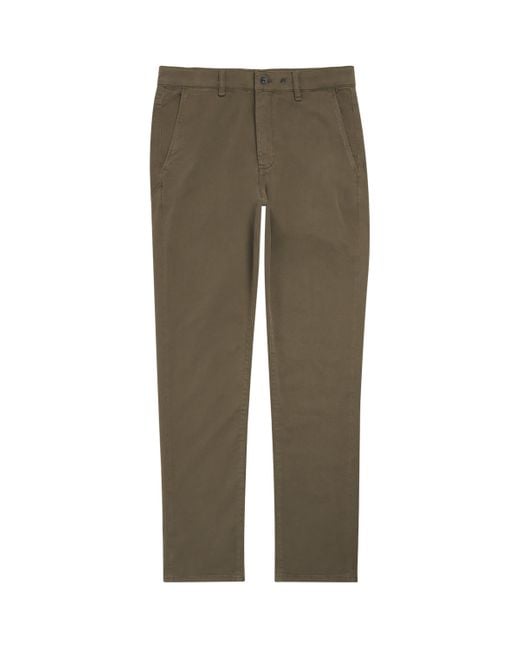 Rag & Bone Green Stretch-Cotton Fit 2 Slim Chinos for men