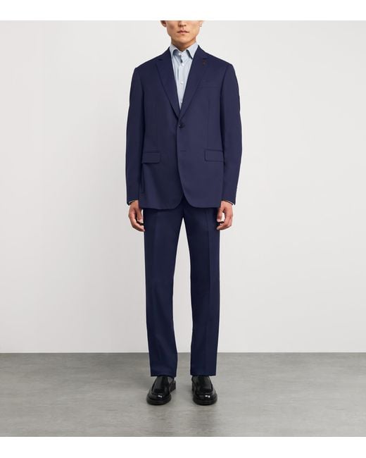 Pal Zileri Blue Wool Vicenza 2-Piece Suit for men