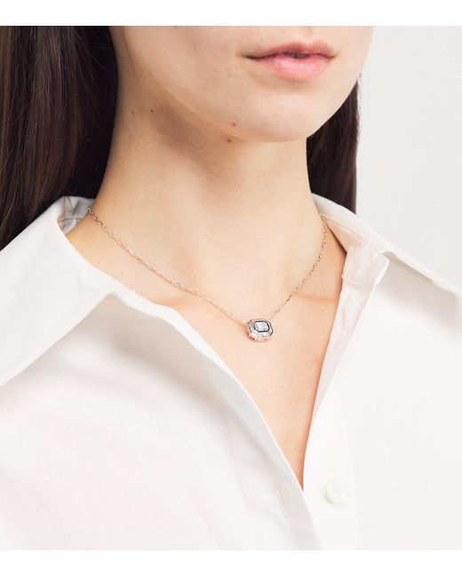 SHAY Metallic And Diamond Illusion Necklace