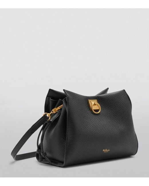 Mulberry Black Small Leather Iris Shoulder Bag