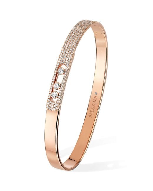Messika White And Diamond Move Noa Bangle
