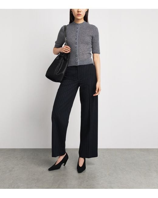Citizens of Humanity Gray Wool-Cashmere Tabitha Cardigan
