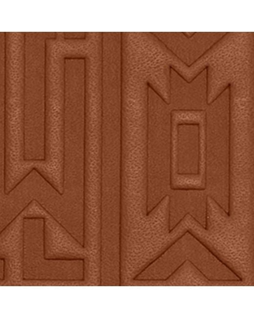 Jacques Marie Mage Brown Leather Monogram Bifold Wallet for men