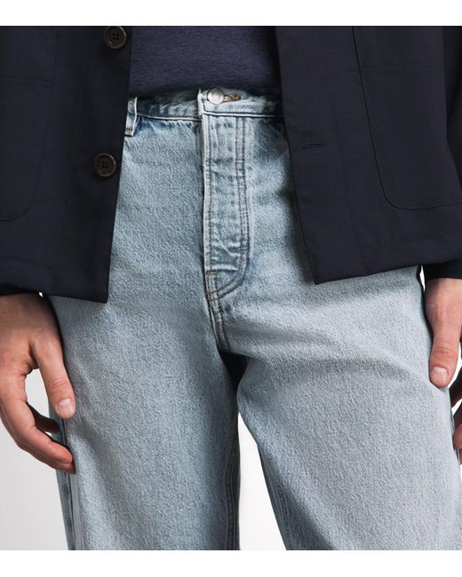 FRAME Blue The Straight Jeans for men