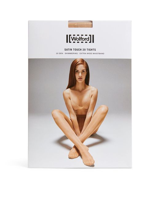 Wolford White Satin Touch 20 Tights