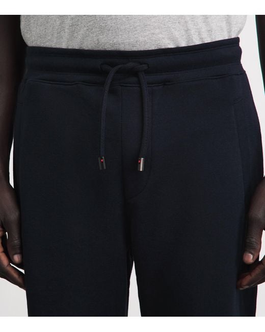 Isaia Blue Drawstring Sweatpants for men
