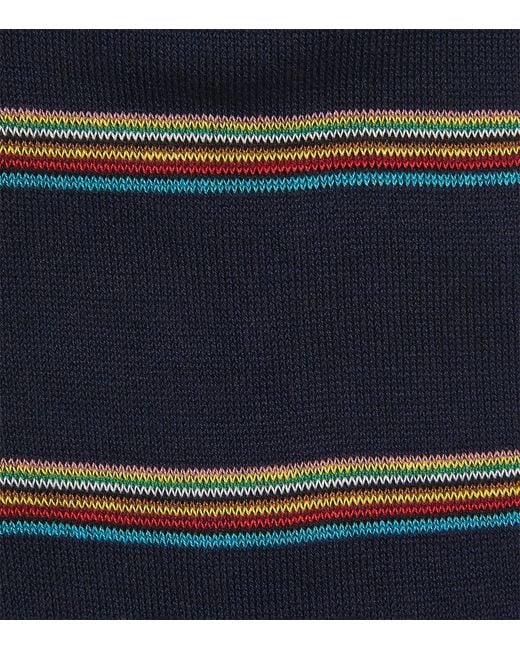 Paul Smith Blue Block Signature Stripe Socks for men