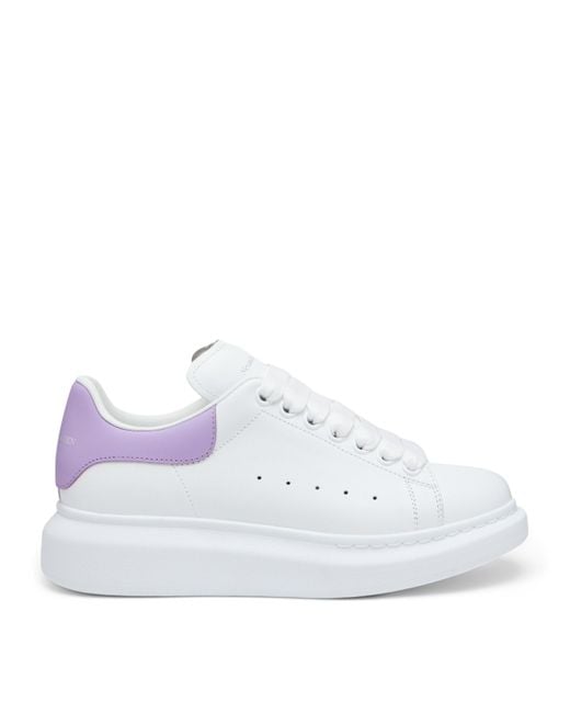 Alexander McQueen White Leather Oversized Sneakers