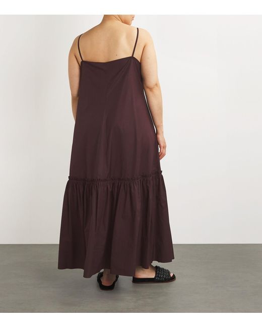 Marina Rinaldi Brown Cotton Slip Dress