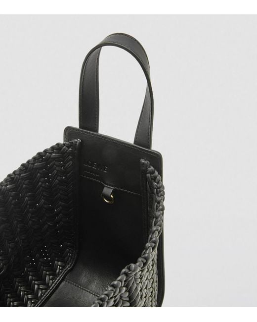 Loewe Black Leather Hammock Top-Handle Bag