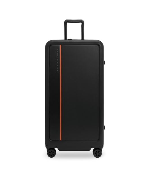 Briggs & Riley Black Extra Large Zdx Hard Trunk Spinner Suitcase