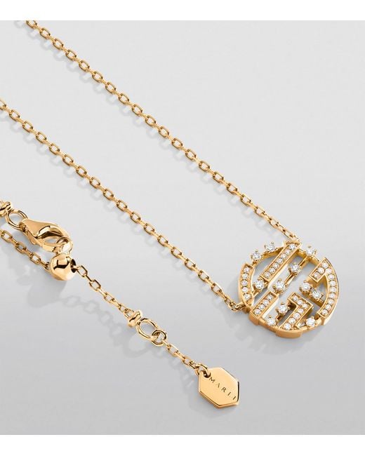 Marli New York White And Diamond Avenues Necklace