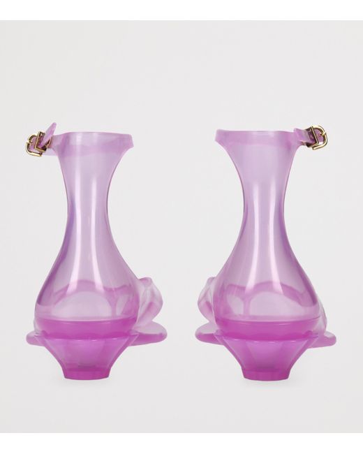 Chloé Purple Jelly Sandals 25