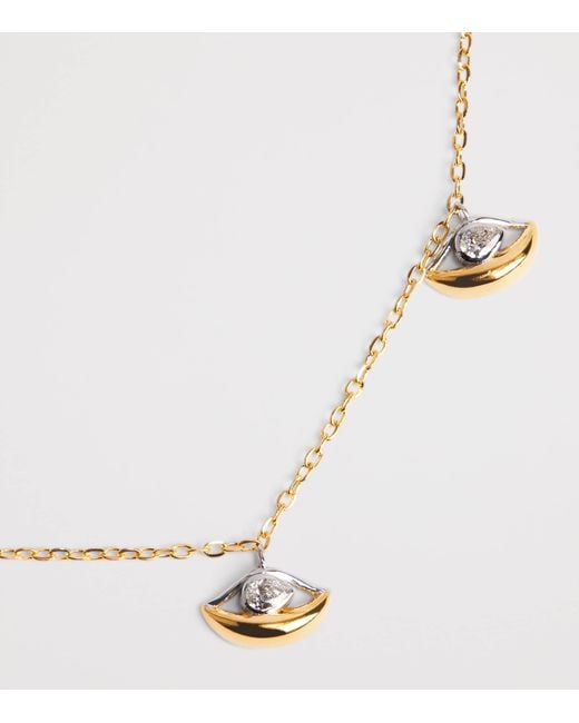 L'Atelier Nawbar White And Diamond N*93 Salvatore Choker