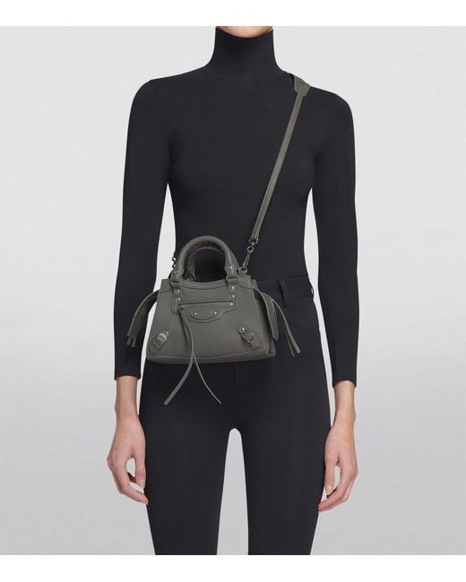 Balenciaga Mini Neo Classic City Crossbody Bag in Gray Lyst