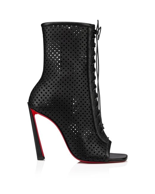 Christian Louboutin Condora Leather Boots 100 in Black | Lyst Canada