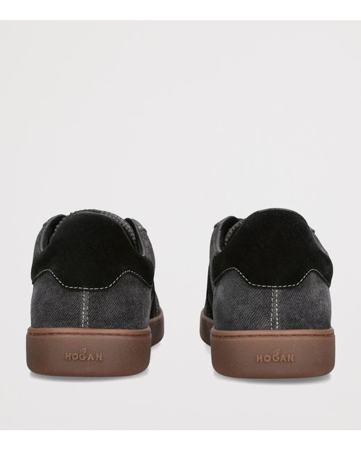 Hogan Black Suede Cool Sneakers for men