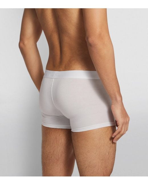 Zimmerli of Switzerland White 700 Pureness Boxer Briefs for men