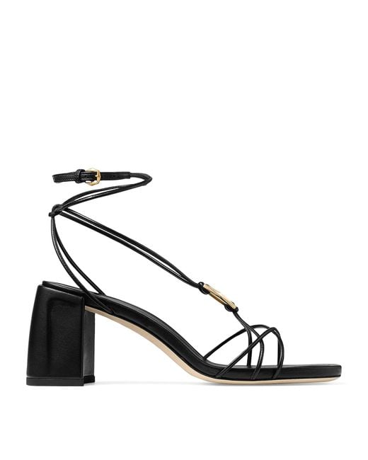 Jimmy Choo Multicolor Onyxia 75 Leather Heeled Sandals