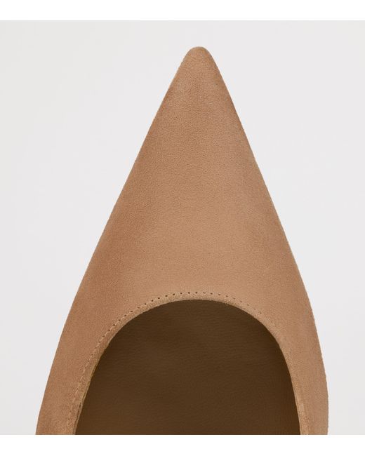 Christian Louboutin Brown Miss Z Velour Pumps 80