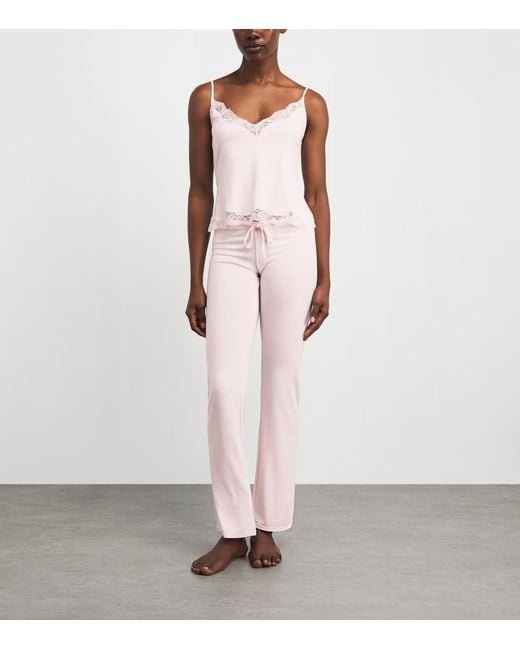 Skims Pink Sleep Cami Pyjama Set