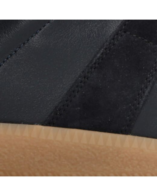 Maison Margiela Black Leather-Suede Replica Sneakers