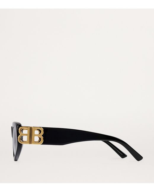 Balenciaga Black Dynasty D-Frame Sunglasses