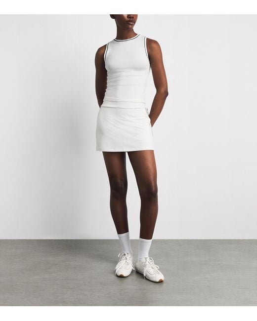 Varley White Tani Skort
